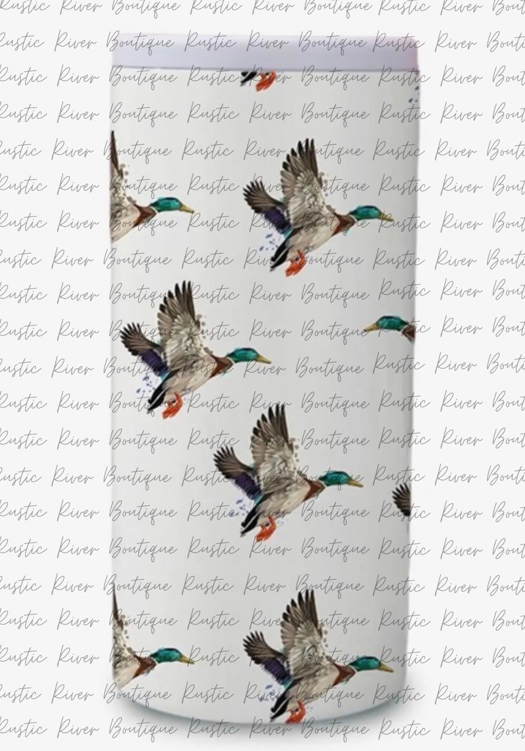 White Duck Can Cooler