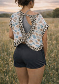 Camo Leopard Women’s Cross Back Shirt