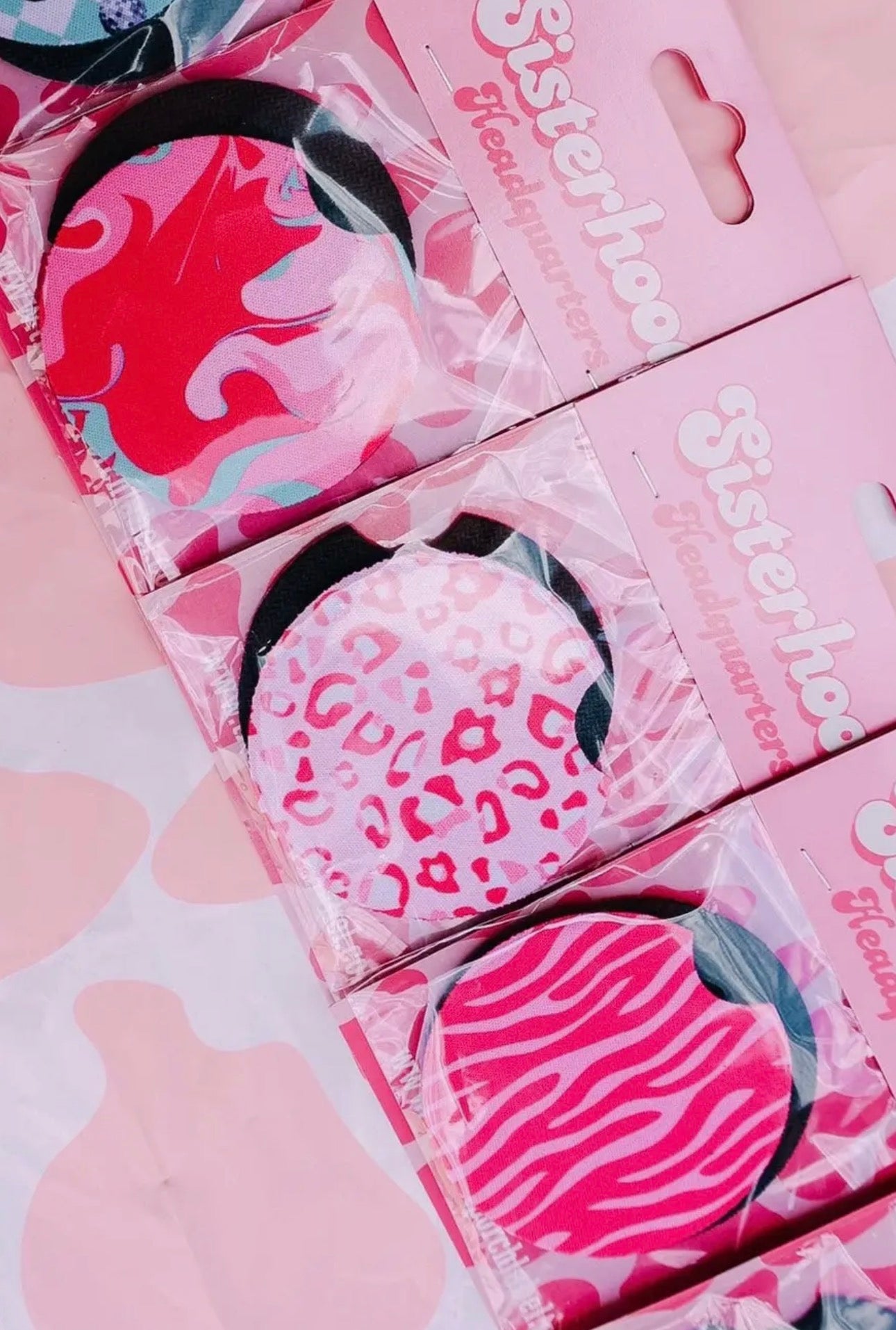 Pink Leopard Car Coaster 2 Pack