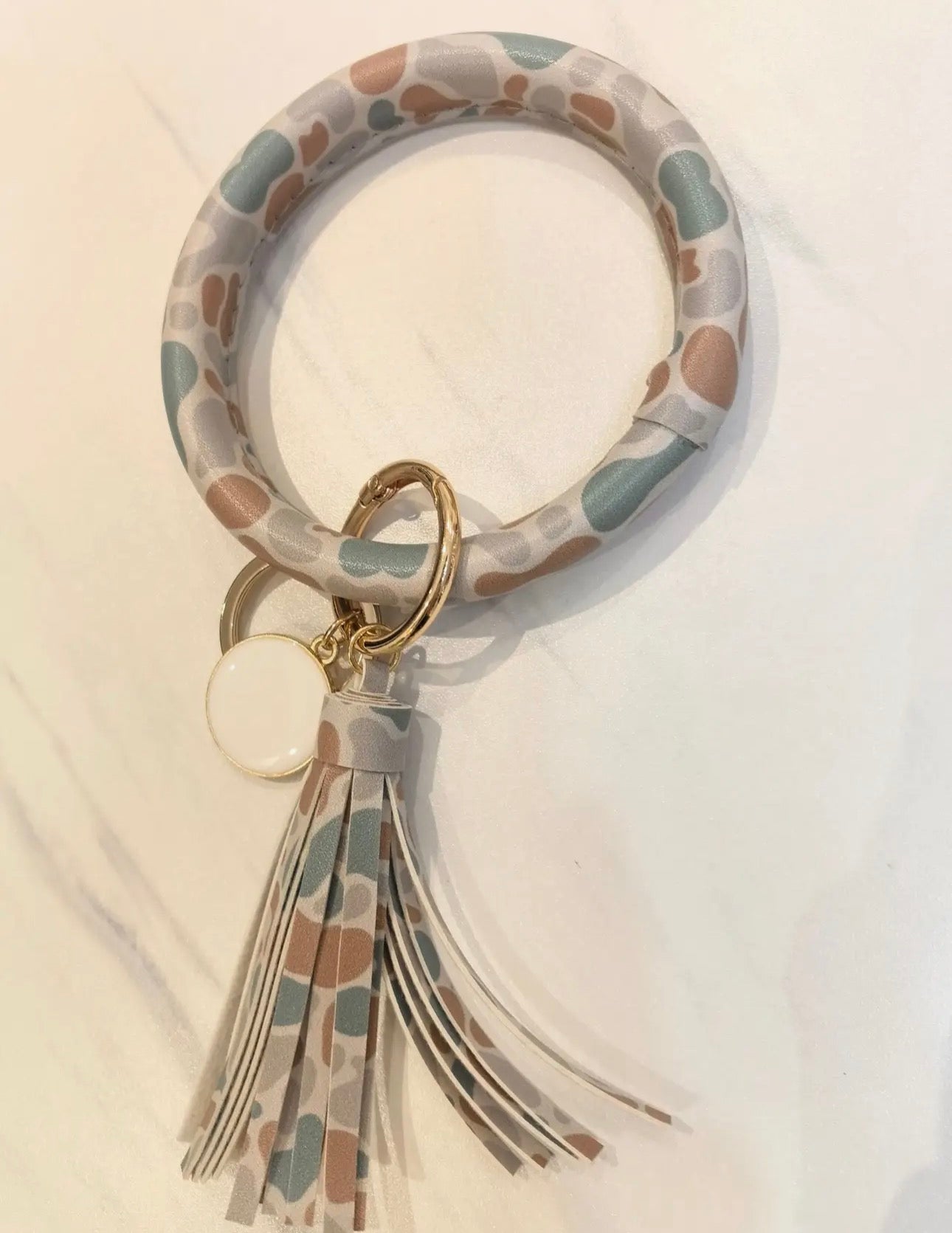 Camo Keyring With Tassel