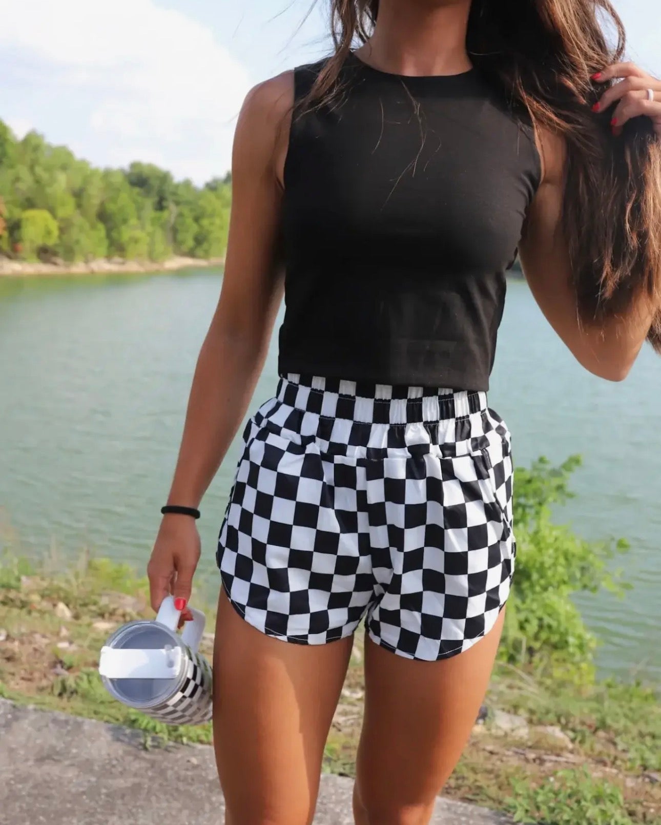 Checkered Women’s Shorts